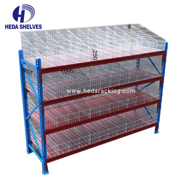 Wire Mesh raktár polcrendszer